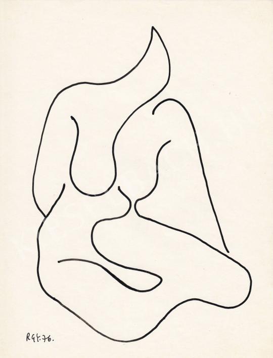 For sale  Rózsahegyi, György - Study to a Sitting Nude 's painting